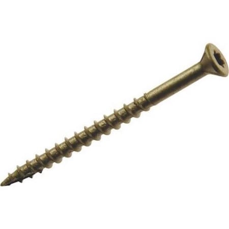 Tinkertools 5 lbs No. 9 wire x 3 in. PrimeGuard Plus Star Flat Head Deck Screws, 4PK TI2741433